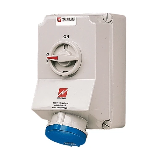 Mennekes WANDCONTACTDOOS 63A3P 6H230V IP44 DUO