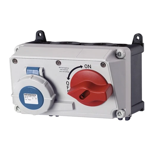 Mennekes WCD AMAXX 32A3P 6H230V IP67 DUO