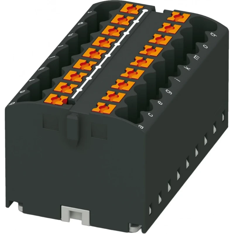 Phoenix Contact PTFIX Verbindingsrijgklem 0,14-4mm² eendr. 0,14-2,5mm² meerdr. Zwart