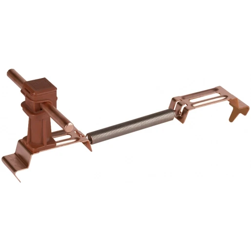Dehn Roof con.hol.spannsnap cu/plast.brown h36mm f.rd8mm clamping rang