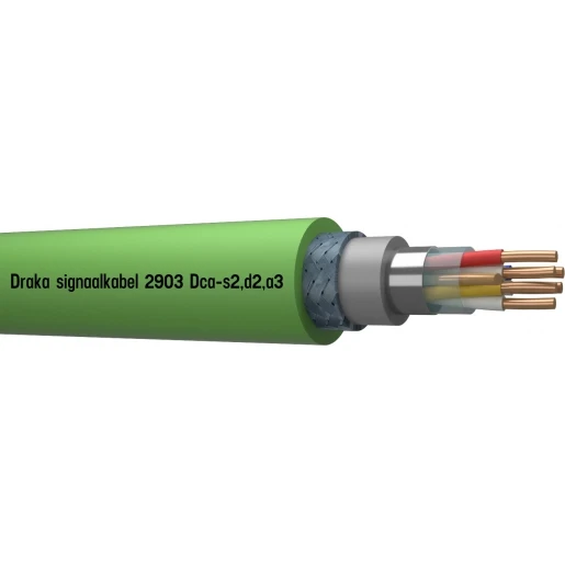 Draka Signaal grondkabel Dca Groen 3x2x0,8mm