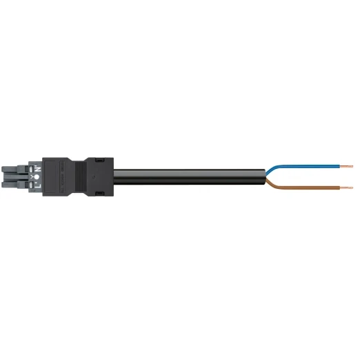 Wago SERIE 771 Patchkabel gebouwinstallatie 2p Contrastekker (female) Vrij kabeluiteinde 3000mm