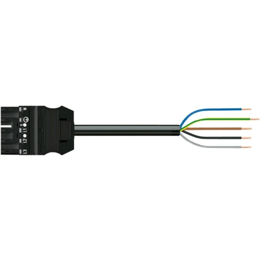 Wago SERIE 771 Patchkabel gebouwinstallatie 5p Stekker Vrij kabeluiteinde 8000mm