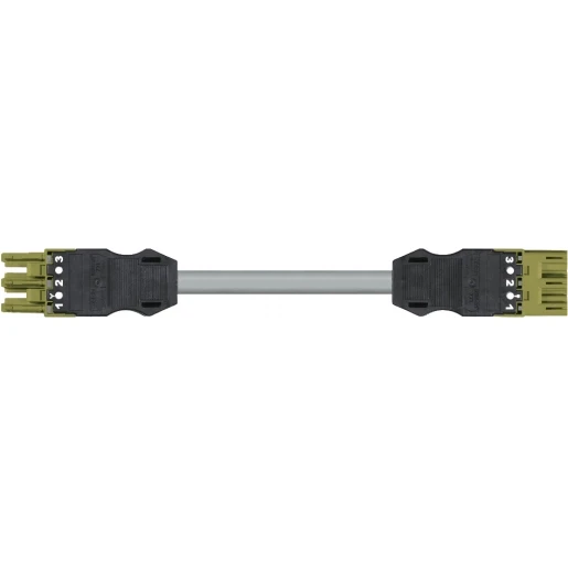 Wago SERIE 771 Patchkabel gebouwinstallatie 3p Contrastekker (female) Stekker 7000mm