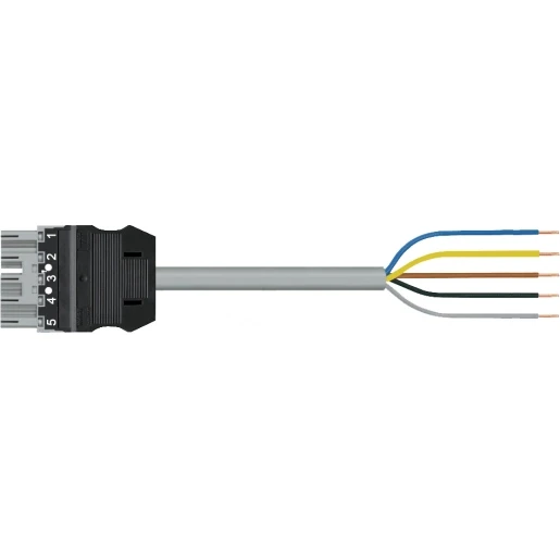 Wago SERIE 771 Patchkabel gebouwinstallatie 5p Stekker Vrij kabeluiteinde 2000mm