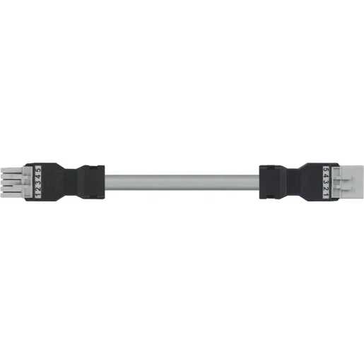 Wago SERIE 891 Patchkabel gebouwinstallatie 5p Contrastekker (female) Stekker 3000mm