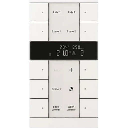 ABB Busch-Jaeger I-bus KNX HVAC CO2 sensor Climaeco 10F CE wit inbouw 2CKA006330A0011