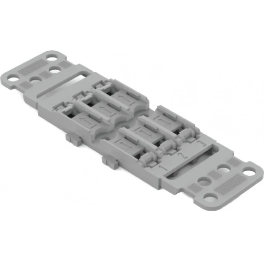 Wago Bevestigingsadapter met trekontlasting 3-voudig voor doorvoerconnector