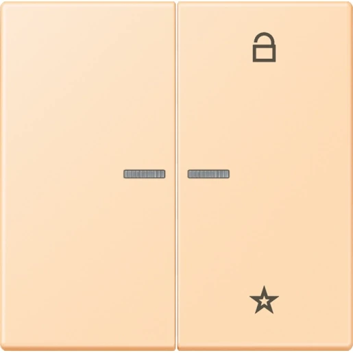 Jung LS range stuurafdekking universeel lc32060 2-voudig Mat FMLC1701223
