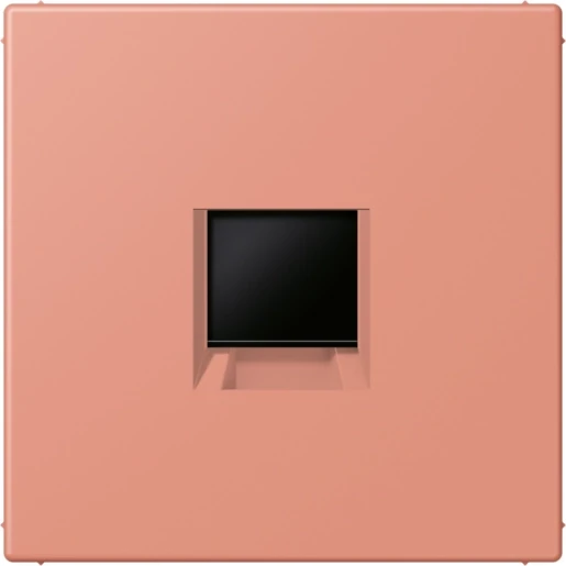Jung LS range Afdekking centraalplaat AMP Radiall LC32111 Modular-Jack 1 connector Zonder label LC1969-1WE233