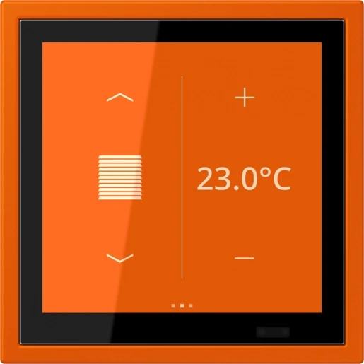 Jung LS range KNX Touch ruimtecontroller KNX oranje LCZ459BFD1S260