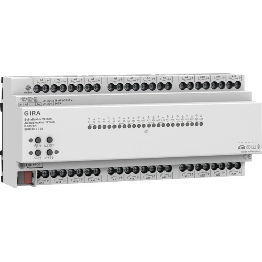 Gira Sch.-/jl.act.24-v/12-v 16 A DIN-rail Kmf KNX Secure