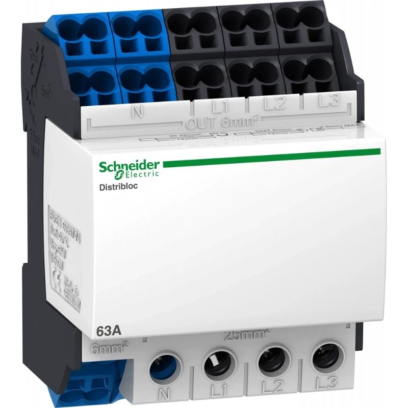 Schneider Electric Linergy DX 4P 63A 24 Onderaansluiting