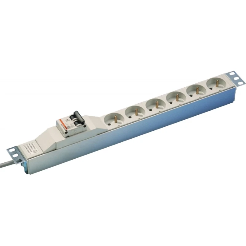 Sarel 1U RAIL 6 SOCK+CIRC BREAK 19P NF
