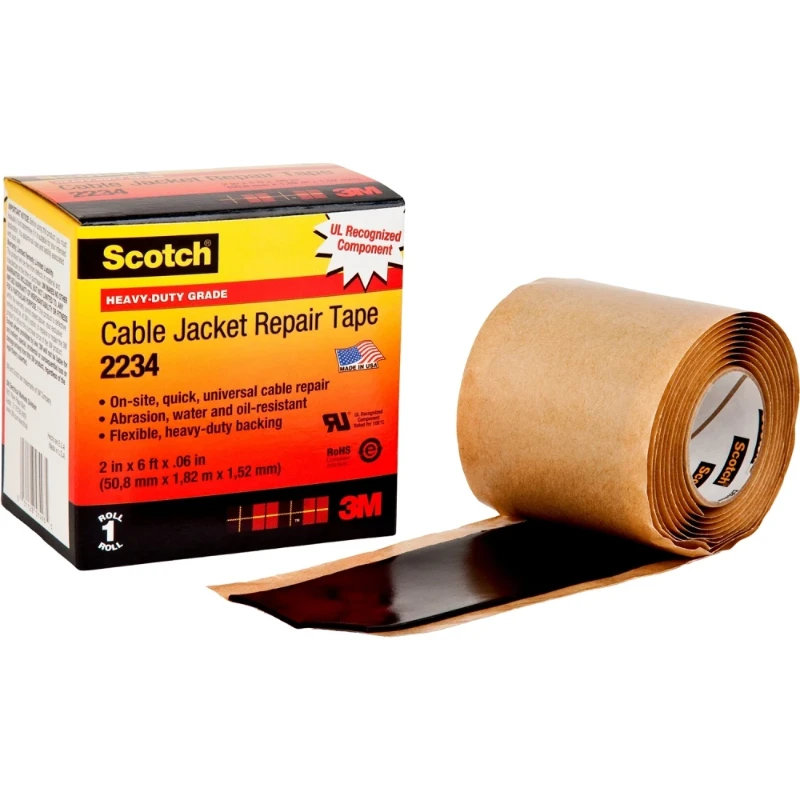 3M Scotch Kabelmantelreparatieband zelffuserend Zwart 50,8mm