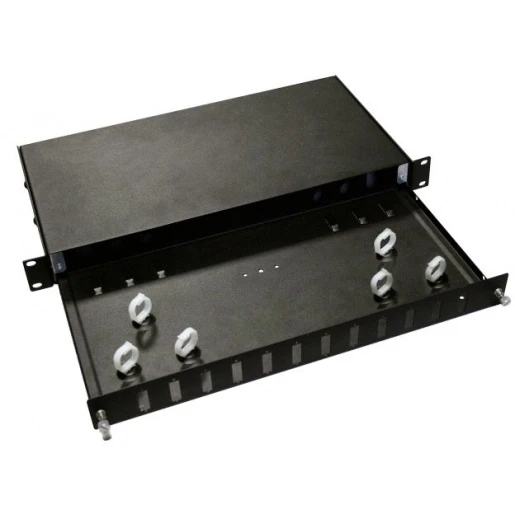 Gigamedia Glasvezellade 12 sc simplex zwart