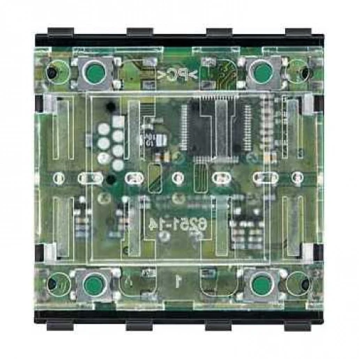 Merten SpaceLogic KNX Drukknopmodule KNX 4-voudig inbouw IP20 MTN625299