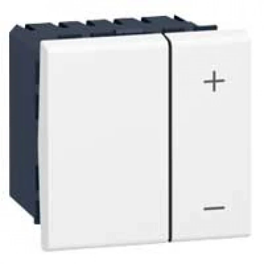Legrand Mosaic Dimmer 2-draads bediening fluorescentieverlichting moduledrager 20 - 600W 078404