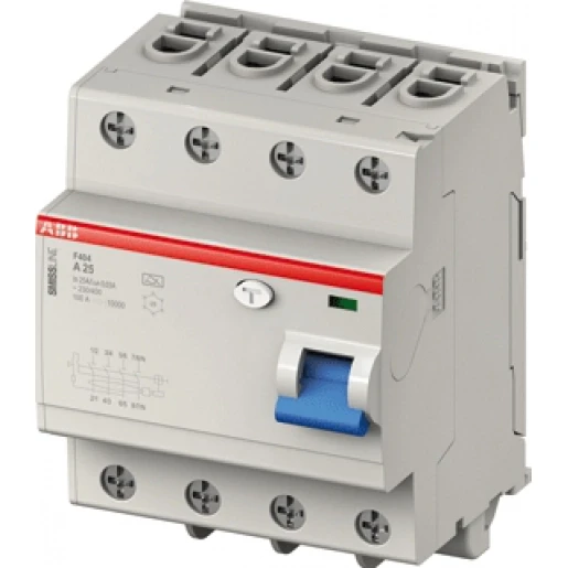 ABB Smissline-S Aardlekschakelaar 4p 40A 0.1A type A 2CCF544120E0400