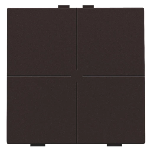 Niko Home Control Tastsensor bussysteem 4-voudig bruin inbouw IP20 124-51004