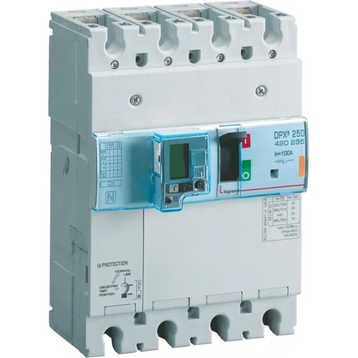 Legrand DPX3 250 THERMO MAGNETISCH 3 POLIG 100A KA-WAARDE 36KA
