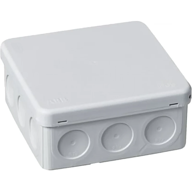 ABB Kabeldoos grootmodel grijs ip55 met 10xzij invoer en 2xonderinvoer