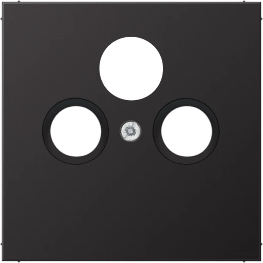 Jung LS range Centraalplaat- (onderdeel) afdekking Satelliet 1 connector MetaalZonder label aluminium AL2990SATD