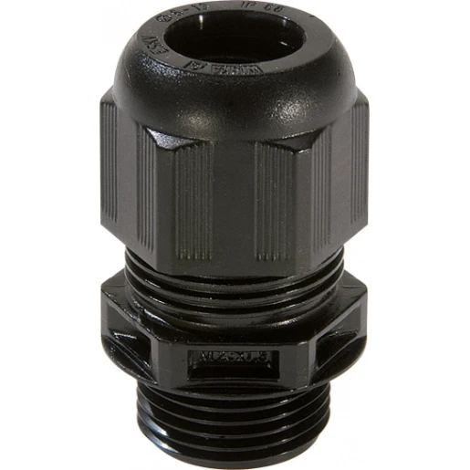 Wiska ESKV Wartel M25 Zwart 9/17mm Kunststof