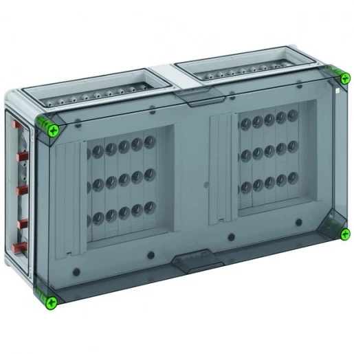 Spelsberg NEOZED Railkast zekeringenbehuizing Schroefzekering 12x250A 320x640x179mm 05541201