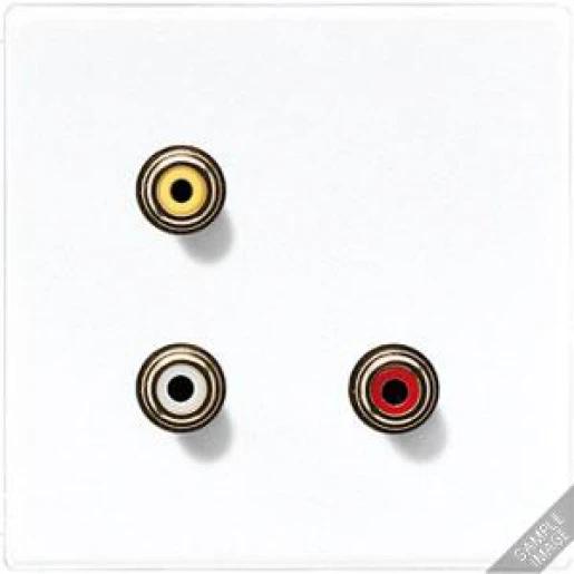 Jung LS range afdekking ls990 cinch audio/vid MALS1031