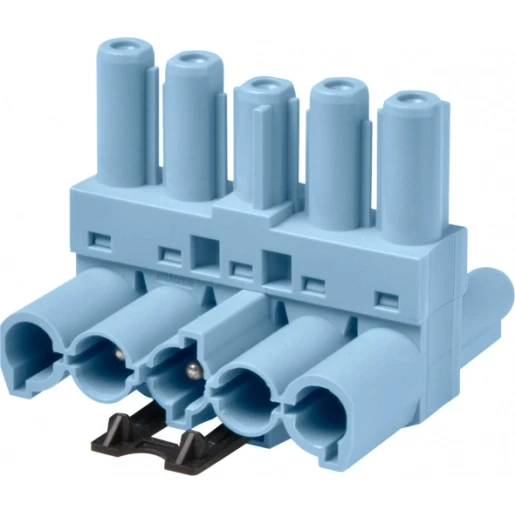 Adels SPLITTER 5-POLIG 1 IN 2 UIT PASTELBLAUW DALI