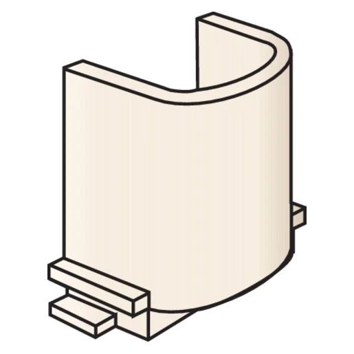 Niko Surface mounting ser kabel-/buisinvoerstuk