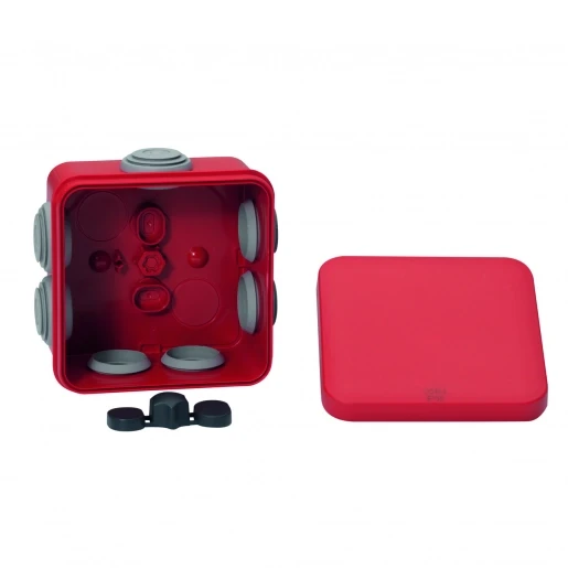 Sarel PP KVDOOS 80X80X45MM ROOD