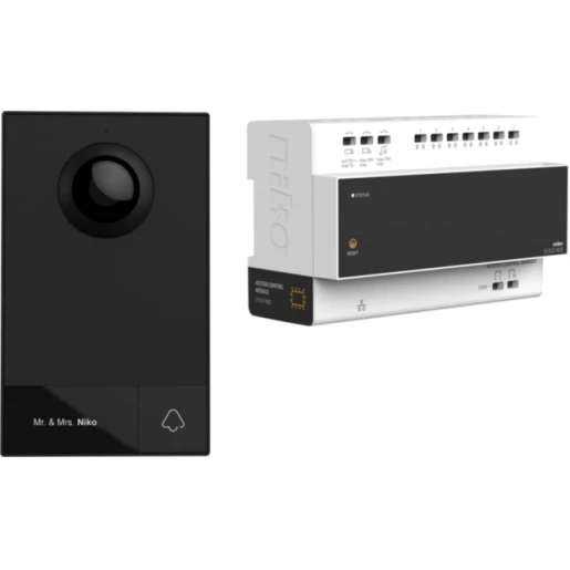 Niko Videokit 2DR CTR + buiten zwart 510-01001