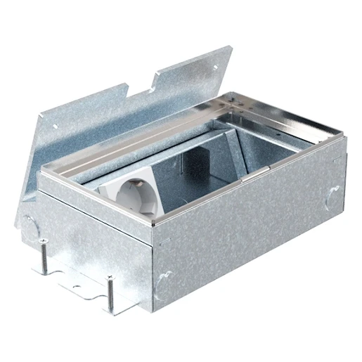HPL Smartbox+instortvloerdoos 65mm 1xwcd 2xm45
