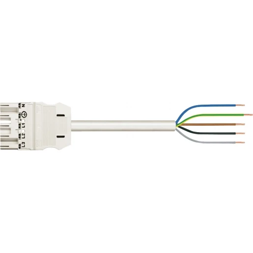 Wago SERIE 771 Patchkabel gebouwinstallatie 5p Stekker Vrij kabeluiteinde 8000mm