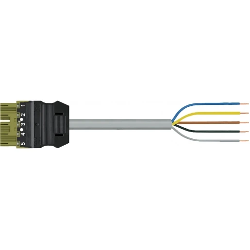 Wago SERIE 771 Patchkabel gebouwinstallatie 5p Stekker Vrij kabeluiteinde 2000mm