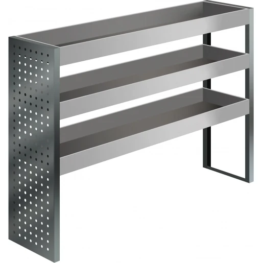 Bizline Kit Standaard Bedrijfswagen 1268x300mm grijs kleine onderdelen bak 771028