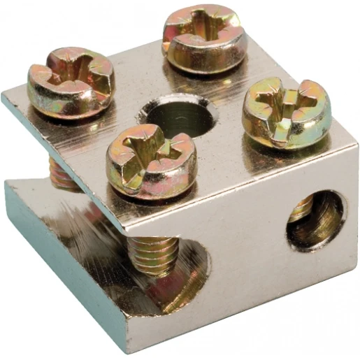 JMV Radiatorklem (F) 1x25+1x6mm² schuine zij-inleg