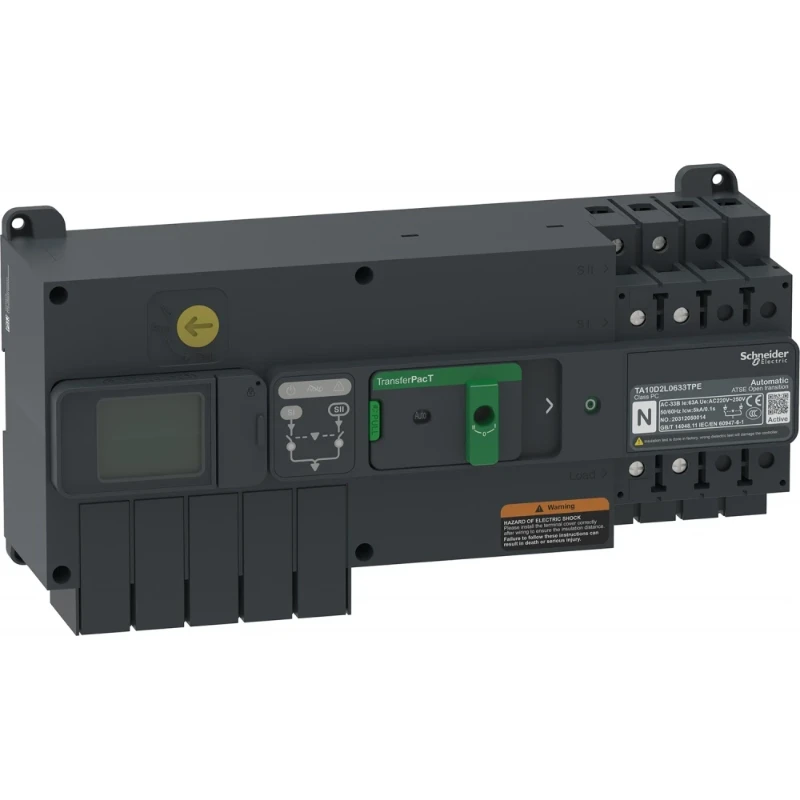 Schneider Electric TRANSFERPACT AUTO ACT. 100A 2P LCD 100A
