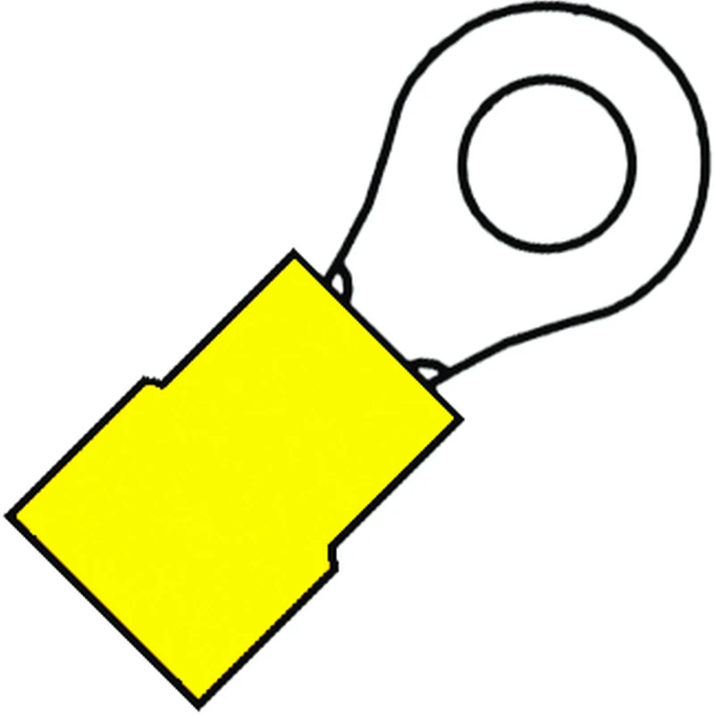 Klemko oog 0,1-0,5mm2 m3 geel