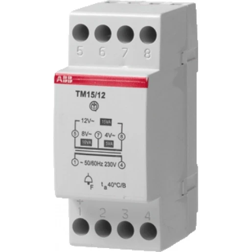 ABB System Pro M Compact beltransformator 230V 4V 8V 15W 2CSM228735R0802