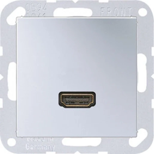 Jung A range afdekking a500 aluminium 1x hdmi MAA1112AL