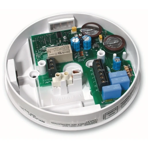 EI Electronics 120 Opbouwsokkel + relaiscontact 5A 230V lithium back-up 10 jaar relaismodule 220813