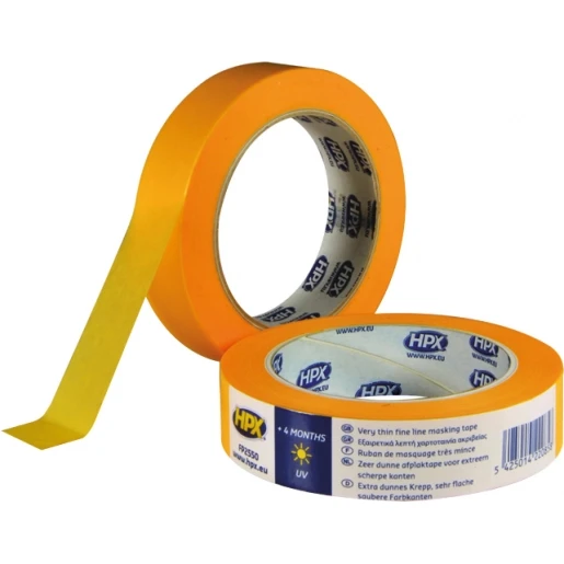 HPX zelfklevende tape 25mmx50m Oranje
