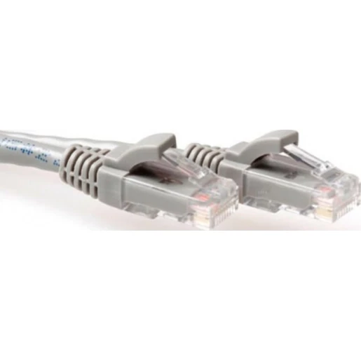 ACT LSZH patchkabel U / UTP Cat6A (IEC) RJ45 8(8) 3M grijs IB1103