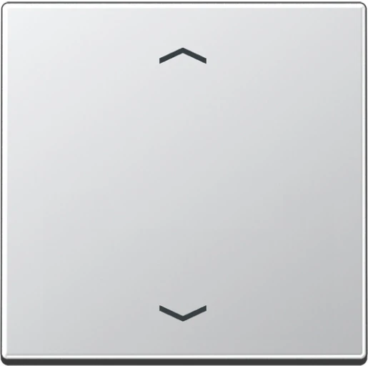 Jung A range Afdekking A500 standaard voor 1730JE enkelvoudig Mat aluminium RAL 9006 A1700PAL