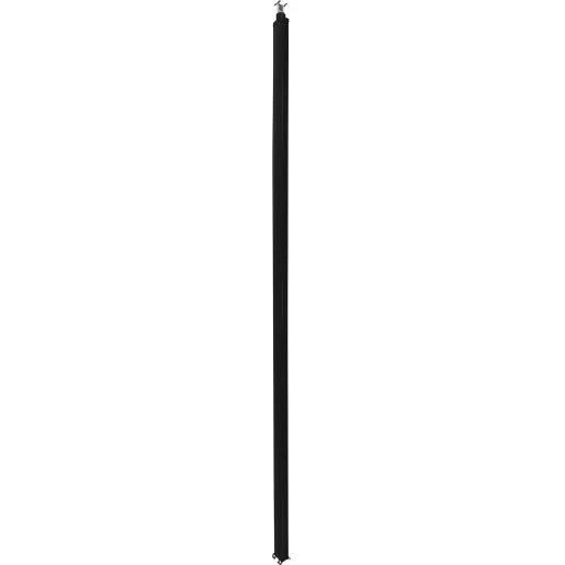 Legrand Snap-on Energiezuil dubbelzijdig 2 compartimenten zwart RAL 9005 653035
