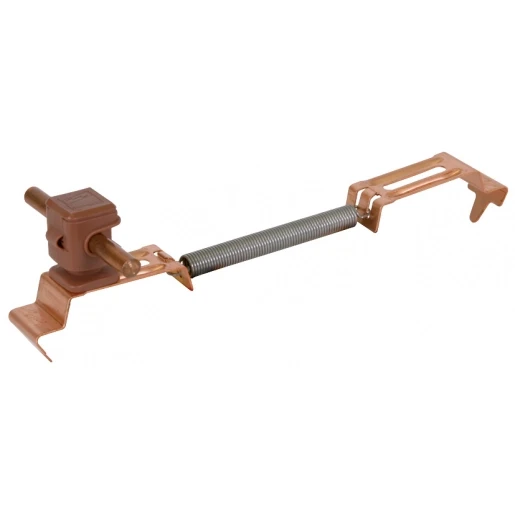 Dehn Roof con.hol.spannsnap cu/plast.brown h 16mm f.rd 8mm clamp.rang