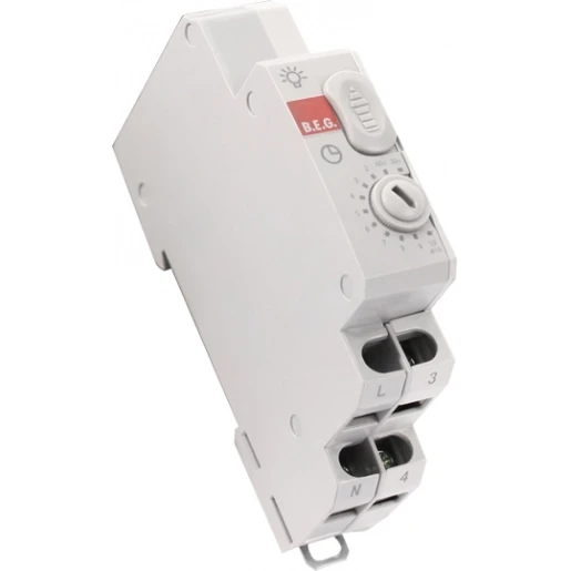 B.E.G. TS trappenhuisautomaat 207 - 253V 10AC 3- en 4-draads schakeling 50Hz 92655